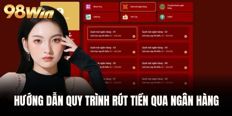 Hướng dẫn quy trình rút tiền qua ngân hàng tiện lợi